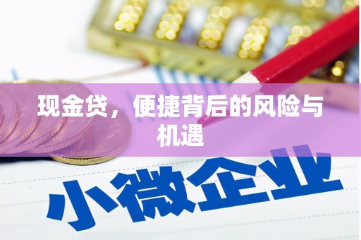 鄂托克旗现金贷，便捷背后的风险与机遇