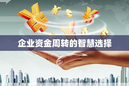 鄂托克旗企业资金周转的智慧选择