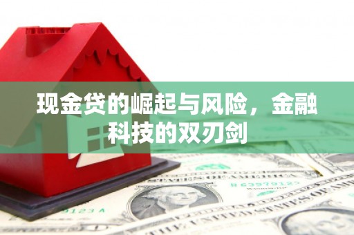 鄂托克旗现金贷的崛起与风险，金融科技的双刃剑