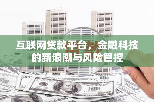 鄂托克旗互联网贷款平台，金融科技的新浪潮与风险管控