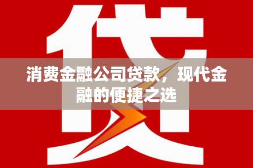 鄂托克旗消费金融公司贷款，现代金融的便捷之选
